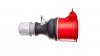 Gniazdo przenośne 32A 5P 400V czerwone TWIST GPP 32/5 IP44 921875